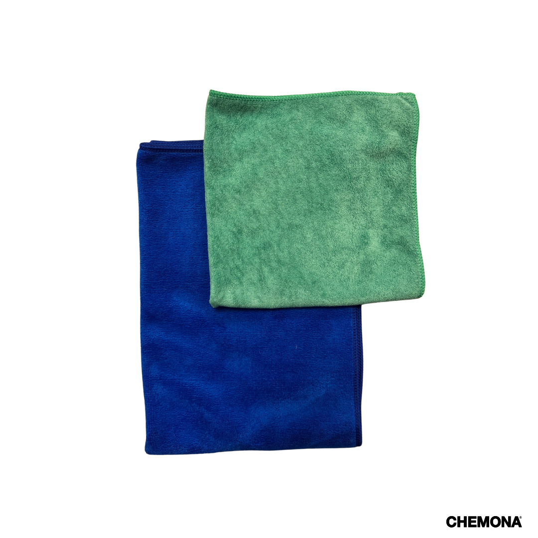 Microvezeldoek 40x40 – Reinigingsdoek streeploos schoon  (2x)