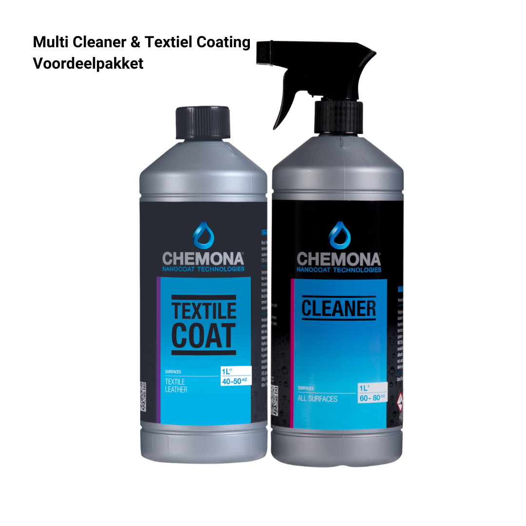 Textiel - Cleaner & Coating - Bundel